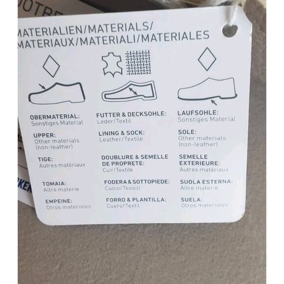 NEW BIRKENSTOCK MILANO SOFT FOOTBED BIRKO-FLOR DESERT SOIL GRAY/TAUPE SZ 9 US - Picture 9 of 11